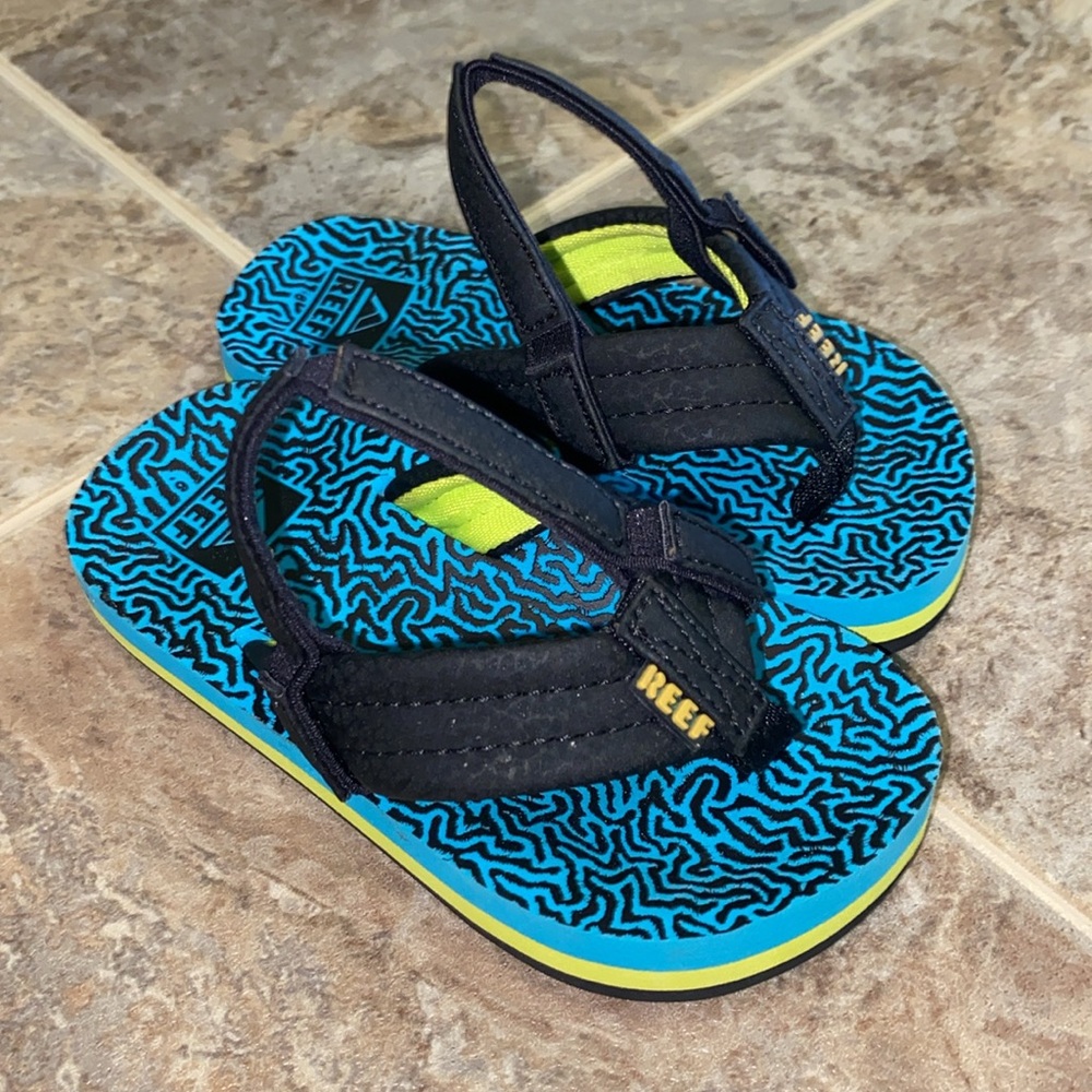 Reef Toddler Blue Flip Flops